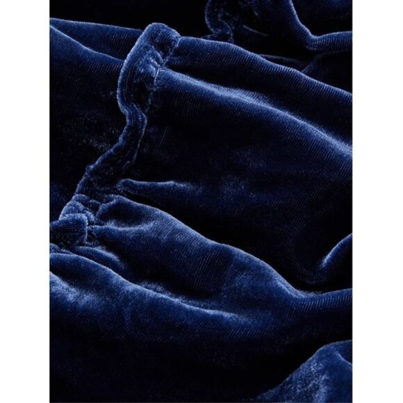 💕HILL HOUSE💕 ~ Ellie Nap Dress ~ Navy Blue Velvet Large NWT - Picture 5 of 15